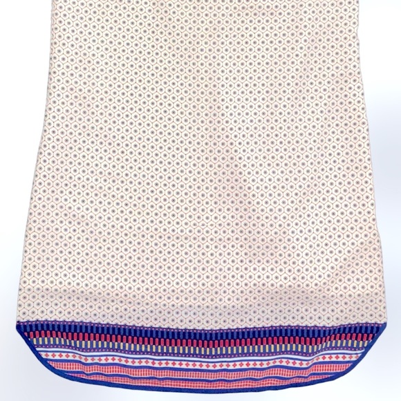 Skies Are Blue(Dillards)- Border Print Halter Neck Sleeveless Shift Dress SZ S - Picture 4 of 12